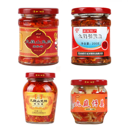 4瓶装宁远嶷凤九嶷山兔肉辣椒酱兔排剁辣椒鱼湖南永州宁远特产 - 图1