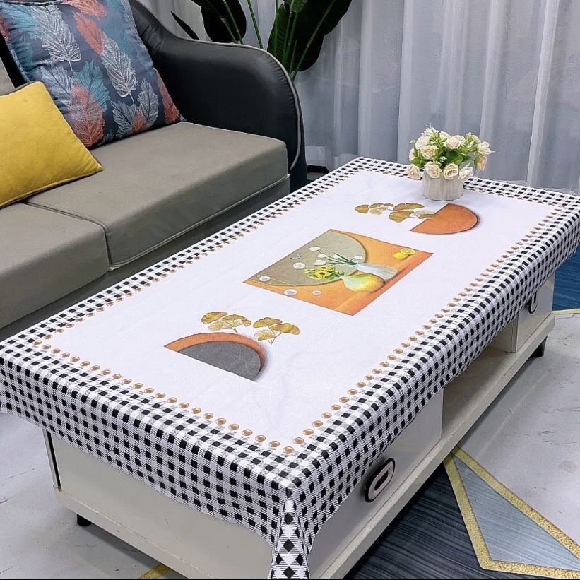 抖音同款防水防油防烫长方形桌布茶几餐桌垫pvc免洗台布,淘宝优惠券,粉丝福利购,淘宝优惠卷