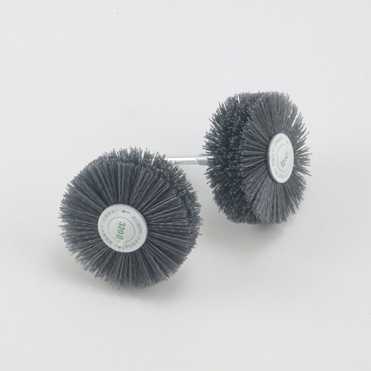 手电钻专用塑料打磨神器打磨花头尼龙丝木材崖柏红木根浮雕抛光轮 - 图3