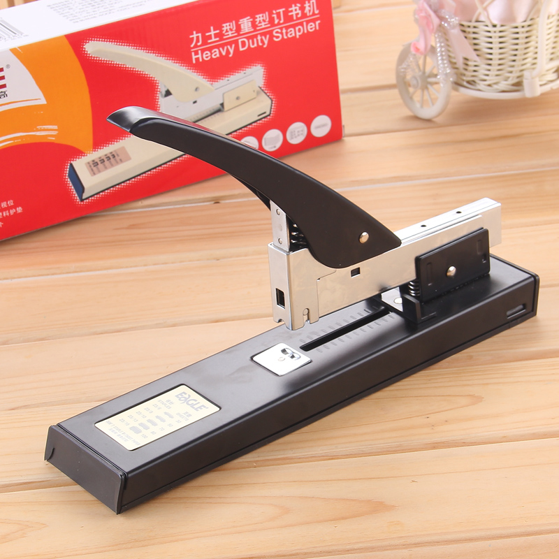 益而高重型订书机938装钉机力士型大号加厚办公订书器财务装订文具用品套装多功能省力手动定书机批发 - 图1