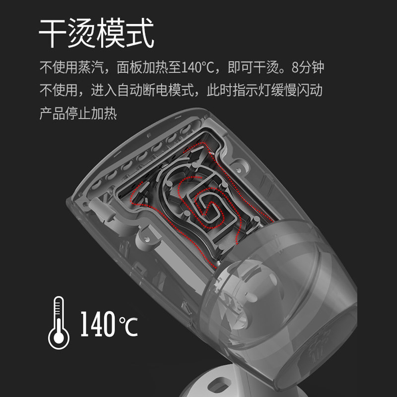 海尔手持蒸汽可折叠小型差旅挂烫机 海尔生活家电蒸汽刷/手持挂烫机