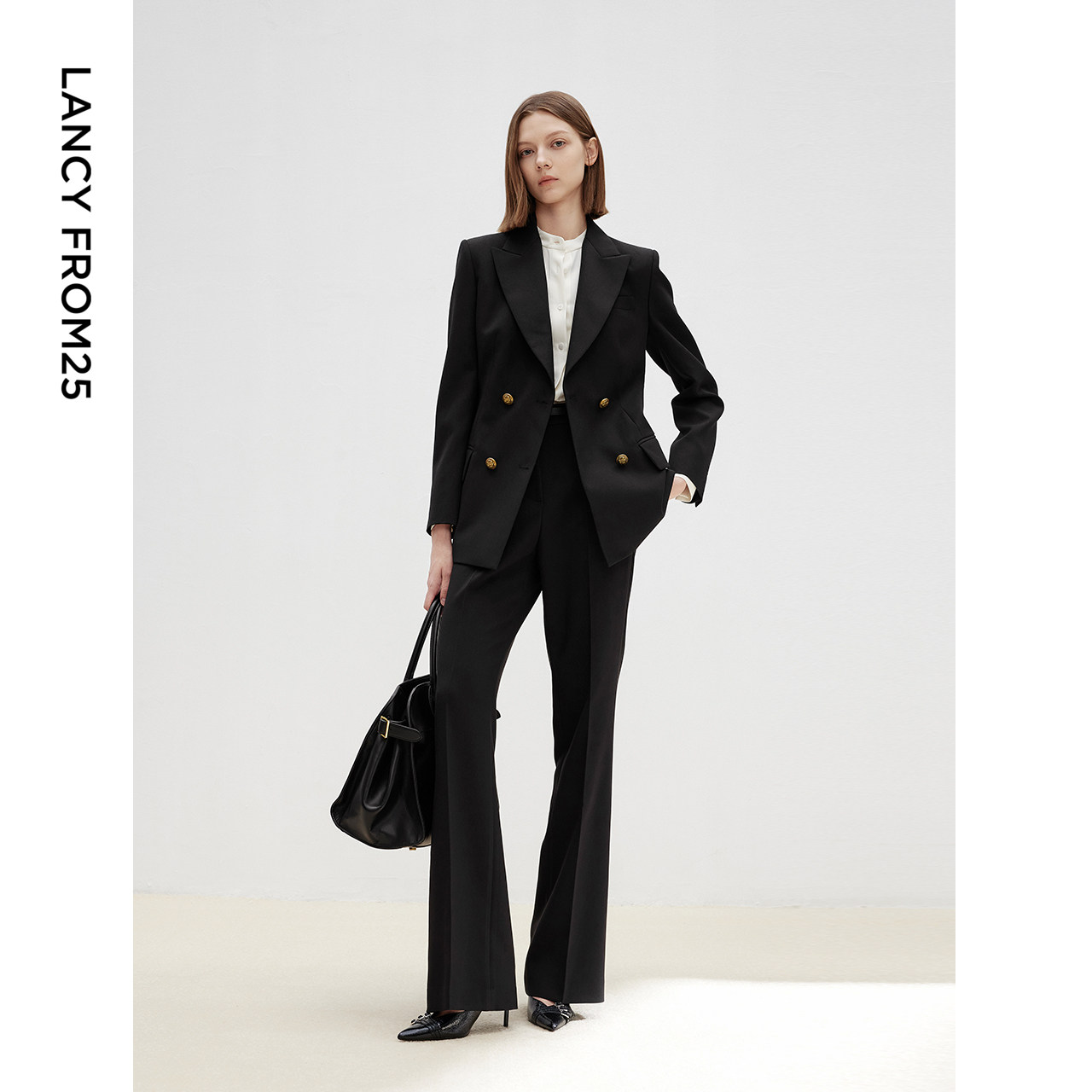 朗姿纯羊毛高级感修身职业正装气质西服外套/西裤2025春新西装女,淘宝优惠券,粉丝福利购,淘宝优惠卷