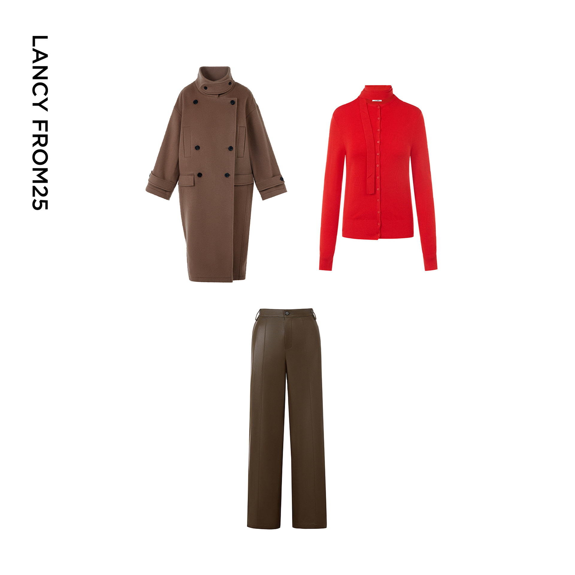 【秀场同款】王楚然同款穿搭朗姿羊毛时尚毛呢外套呢子大衣高级感,淘宝优惠券,粉丝福利购,淘宝优惠卷