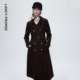 Langzi shoulder coat/waisted coat/mid-length coat