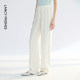 Langzi 25 commuting style casual elastic waist drape texture straight loose pants relaxed feeling trousers new summer style