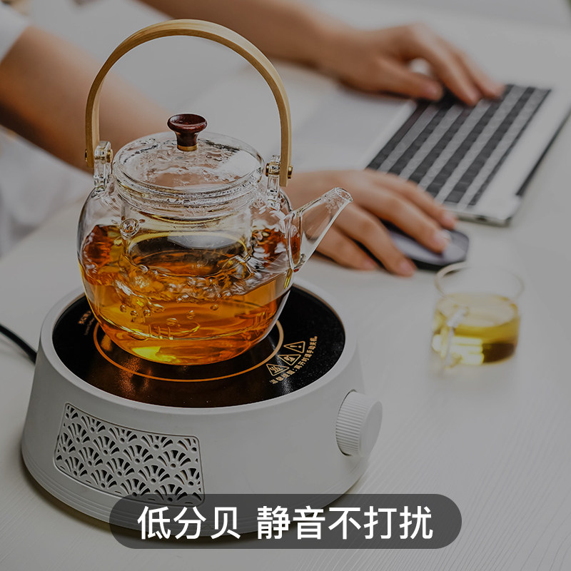 电陶炉煮茶家用小型玻璃煮蒸茶壶 福容电磁炉/陶炉