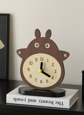 中古桌面时钟摆件台式钟表摆台式高颜值办公室客厅入户玄关装饰品