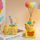 Cute Bear Pen Holder Emotional Stability Healing Decoration Office Desk Station Decoration Creative Gift for Girls