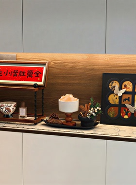 法式中古风入户玄关装饰画摆件高级感小众客厅氛围感好物软装饰品