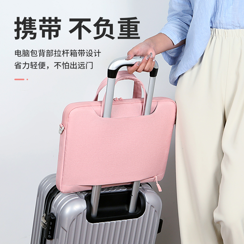 手提电脑包男女式适用于华为matebook14苹果macbook air13pro16戴尔联想小新15小米16笔记本15.6寸轻薄款 - 图2
