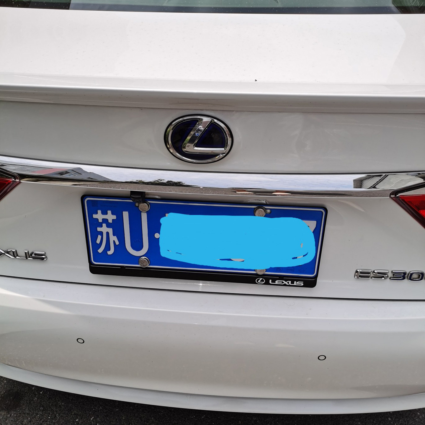 雷克萨斯车牌架 ES200 LS500h UX300hNX RX350h牌照框 Fsport改装