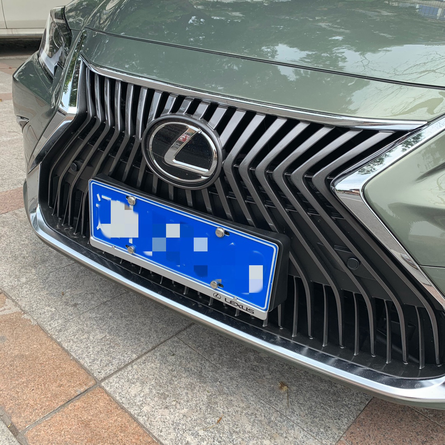 雷克萨斯车牌架 ES200 LS500h UX300hNX RX350h牌照框 Fsport改装