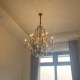 American villa duplex staircase double layer crystal chandelier