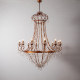 American duplex villa living room crystal chandelier