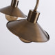 American retro all-copper personalized simple study chandelier