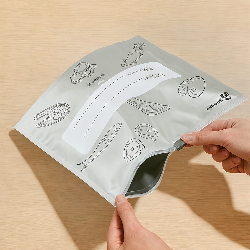 日本铝箔保鲜袋食品级家用冰箱冷冻肉专用拉链式密封袋真空包装袋,淘宝优惠券,粉丝福利购,淘宝优惠卷