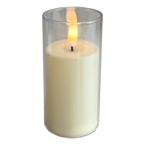 Click 亚克力仿真摇曳蜡烛象牙白LED电子蜡烛灯节日氛围商用家用 - 图3