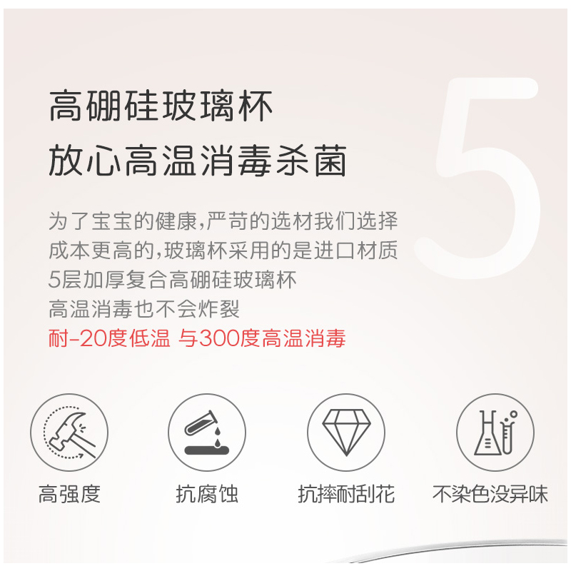 趴趴狗旗舰店宝宝辅食机婴儿料理棒家用小型搅拌机迷你米糊机奶昔榨果汁绞肉机1