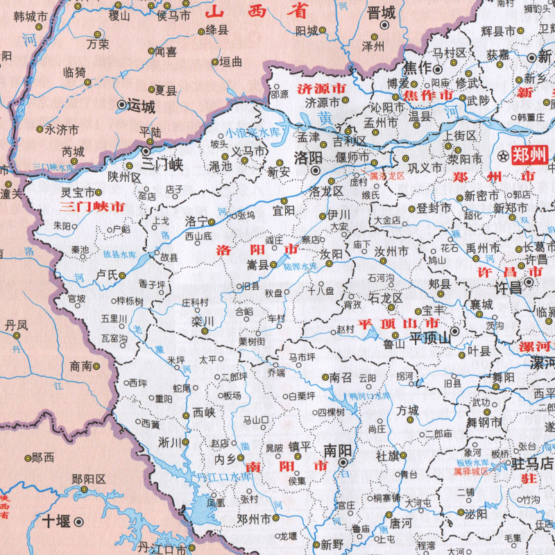 全新版河南省地图册一本通中国分省系列地图册高速公路名称及编号袖珍携带中国地图出版社-图1
