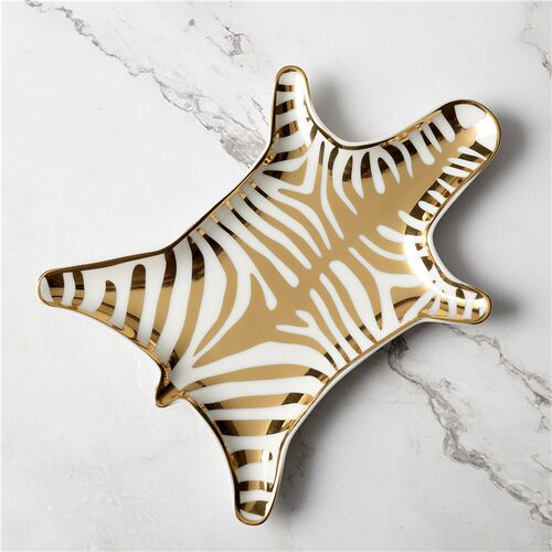 美国JA陶瓷jonathan adler 碟子珠宝展示盘子斑马设计师正品原单 - 图0