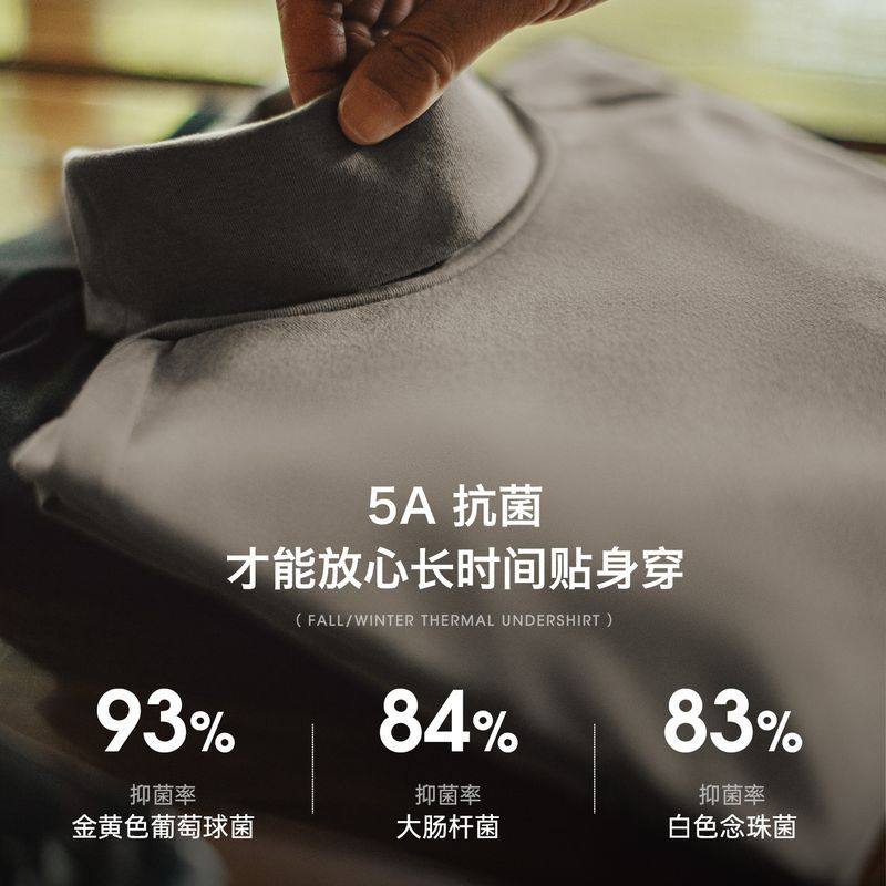 马登工装休闲黑色打底衫抗菌半高领老钱风保暖内衣长袖T恤男秋冬,淘宝优惠券,粉丝福利购,淘宝优惠卷