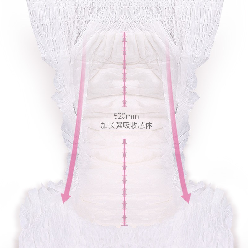 开丽产妇待产安心裤 孕妇裤型卫生巾安睡裤待产均码立体防漏3片