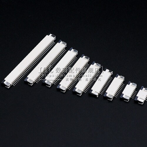 FFC/FPC连接器 1.0MM 上接 抽屉 4P 5P 6P 8P 9P10P12P20P30P 40P - 图0