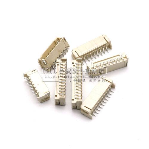 PH2.0 卧贴 2P 3P4P5P6P7P8P9P10P11P12P 间距2.0mm 卧式贴片插座 - 图0