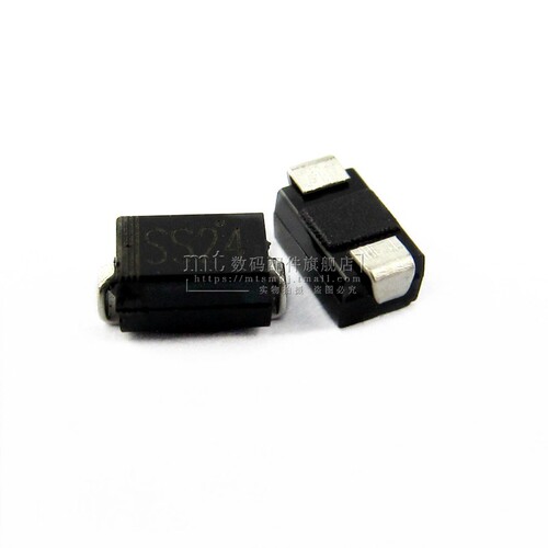 【MT】贴片肖特基二极管SS24 SB240贴片SR240 2A/40V SMA 20只 - 图1