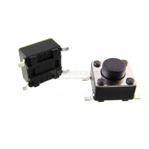 贴片轻触按键开关 SMT 12*12*4.3MM 5MM 6MM 7/8/9/9.5/10MM 10个 - 图1