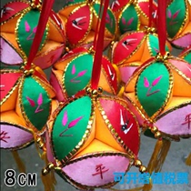 Embroidered Guangxi Zhuang ethnic pure handmade embroidery ethnic dance dance wedding celebration Drum Spread and Throw Embroidered ball