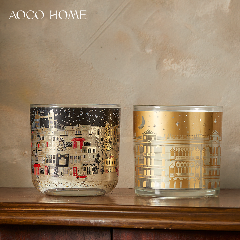 玛莎圣诞香薰蜡烛礼盒同款送女生礼物高级自动发光节日氛围感神器