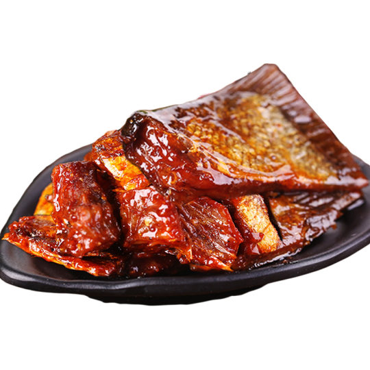 味芝元香辣鱼排湖南特产休闲零食洞香辣即食鱼块庭湖鱼尾麻辣小吃