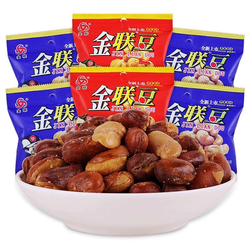 金联豆蚕豆多味花生35g怪味豆兰花豆怀旧零食休闲小吃坚果炒货