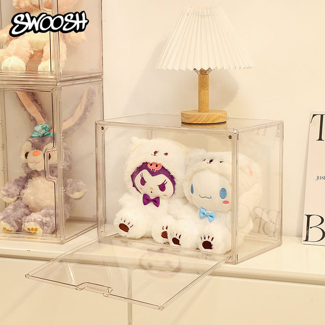 Acrylic doll storage box figure blind box display box
