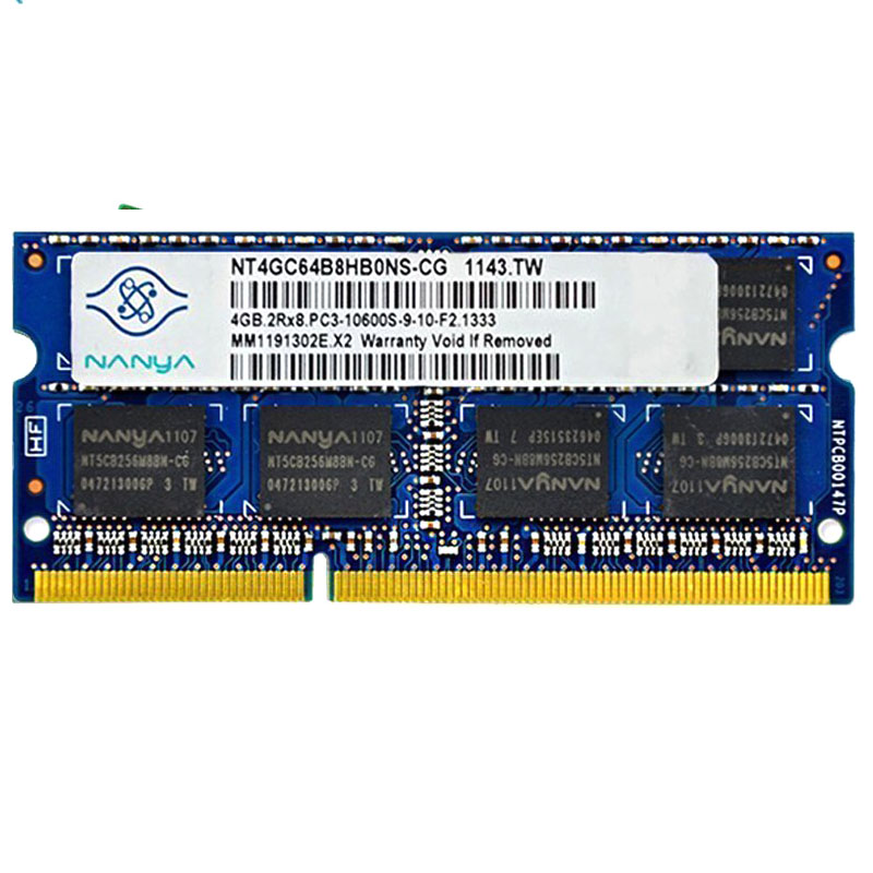 Nanya南亚易胜 4G DDR3 1333 笔记本内存条2G PC3-10600S 1066 - 图2