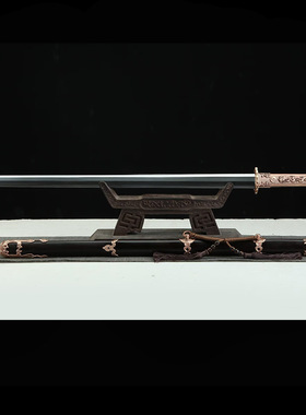 水龙八面唐剑手工锻打汉剑龙泉