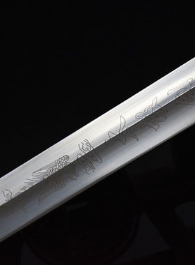 龙泉市刀剑不锈钢晨练剑一体手工