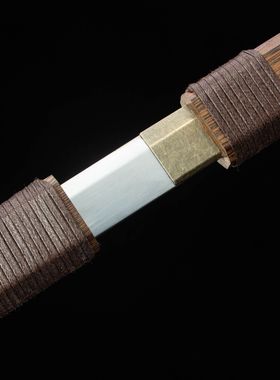 龙泉市刀剑高锰钢一体素装唐横刀