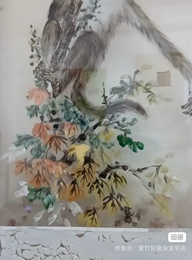苏州纯手工艺品苏绣刺绣成品客厅玄关装饰挂画梅花花鸟沙发墙挂画