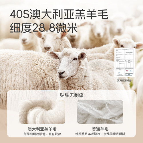 羊毛×暖姜 中大童分腿睡袋春秋冬款婴儿童大童宝宝小学生防踢被 - 图0