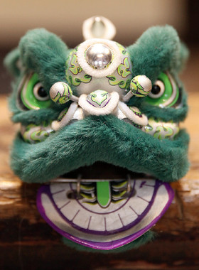 金属醒狮龙钥匙扣汽车摆件