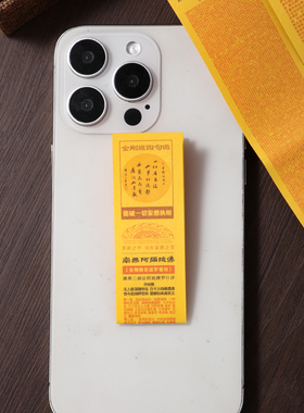 彩绘微缩迷你地藏菩金刚经药师经全文装藏经折叠随身携带护身装饰