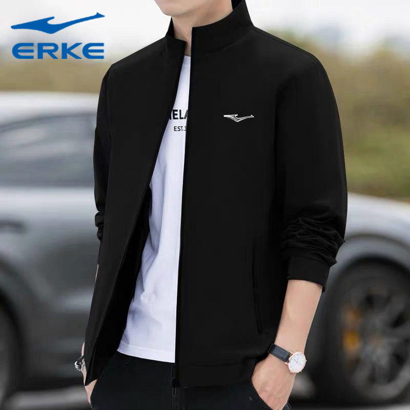 鸿星尔克外套男装2026新款春秋男士立领卫衣夹克旗舰店运动服上衣,淘宝优惠券,粉丝福利购,淘宝优惠卷