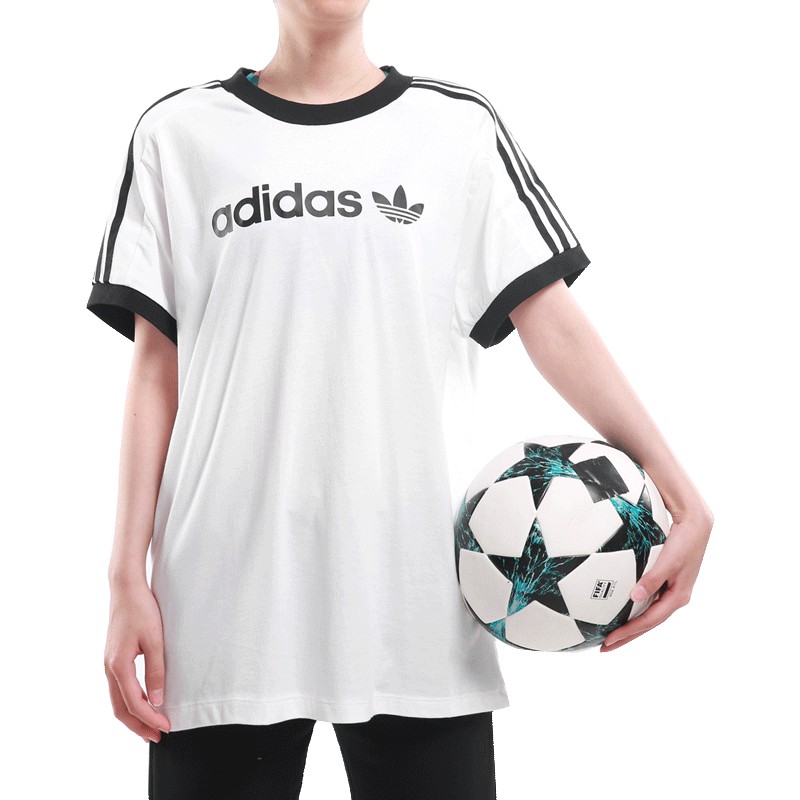 Adidas/阿迪达斯正品三叶草夏季新款短袖女运动休闲T恤 DZ2360-图3