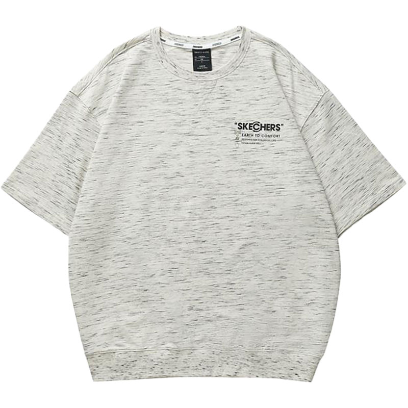 Skechers/斯凯奇正品夏季新款男子休闲运动短袖T恤 L321M048 - 图3