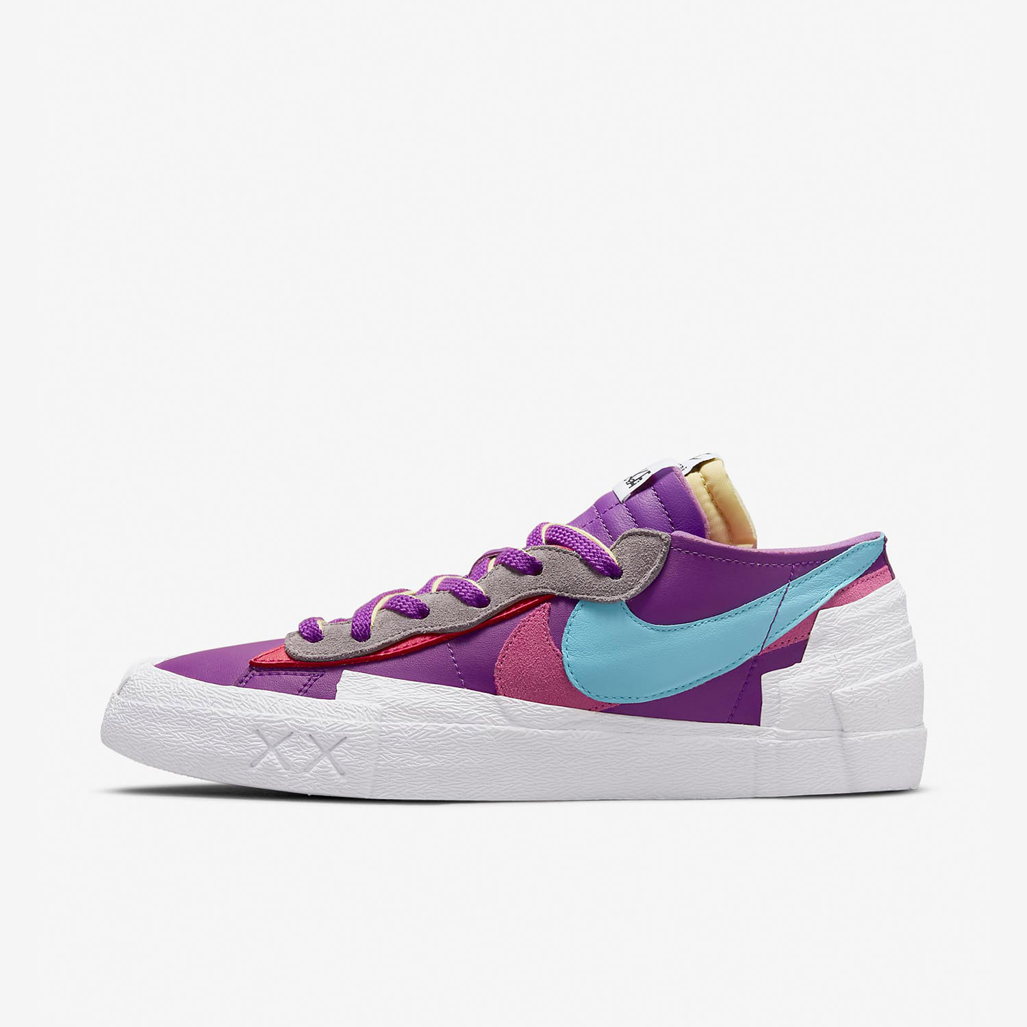 Nike/耐克正品Blazer Sacai Kaws男女低帮时尚运动板鞋DM7901-500 - 图0