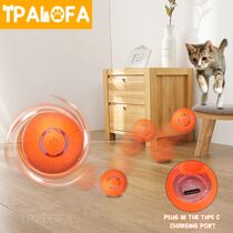 Pet Smart Cat Toy Electric Automatic Bounce Cat Ball Silicon