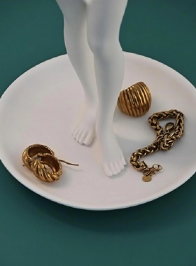 【官方授权】意大利SELETTI LA TIMIDA 花之女人花瓶收纳艺术人体