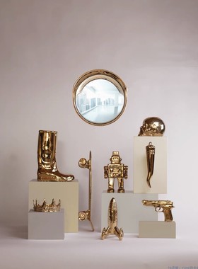 【官方授权】意大利SELETTI 童年的回忆系列摆件皇冠机器人皇冠